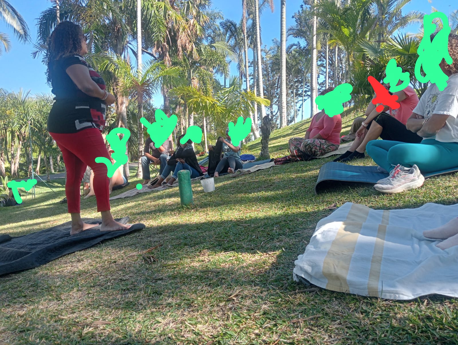 Atelier bien être tout les jeudi au parc des palmiers