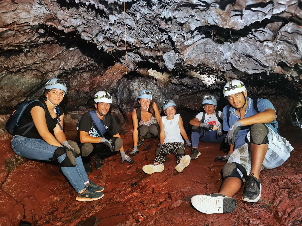 Spéléologie Tunnels de lave 2004 - Rando Volcan Réunion